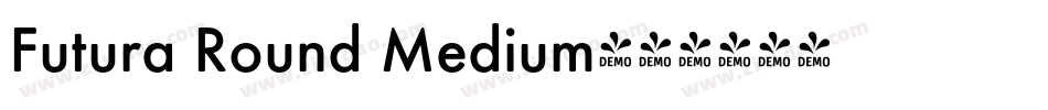 Futura Round Medium字体转换
